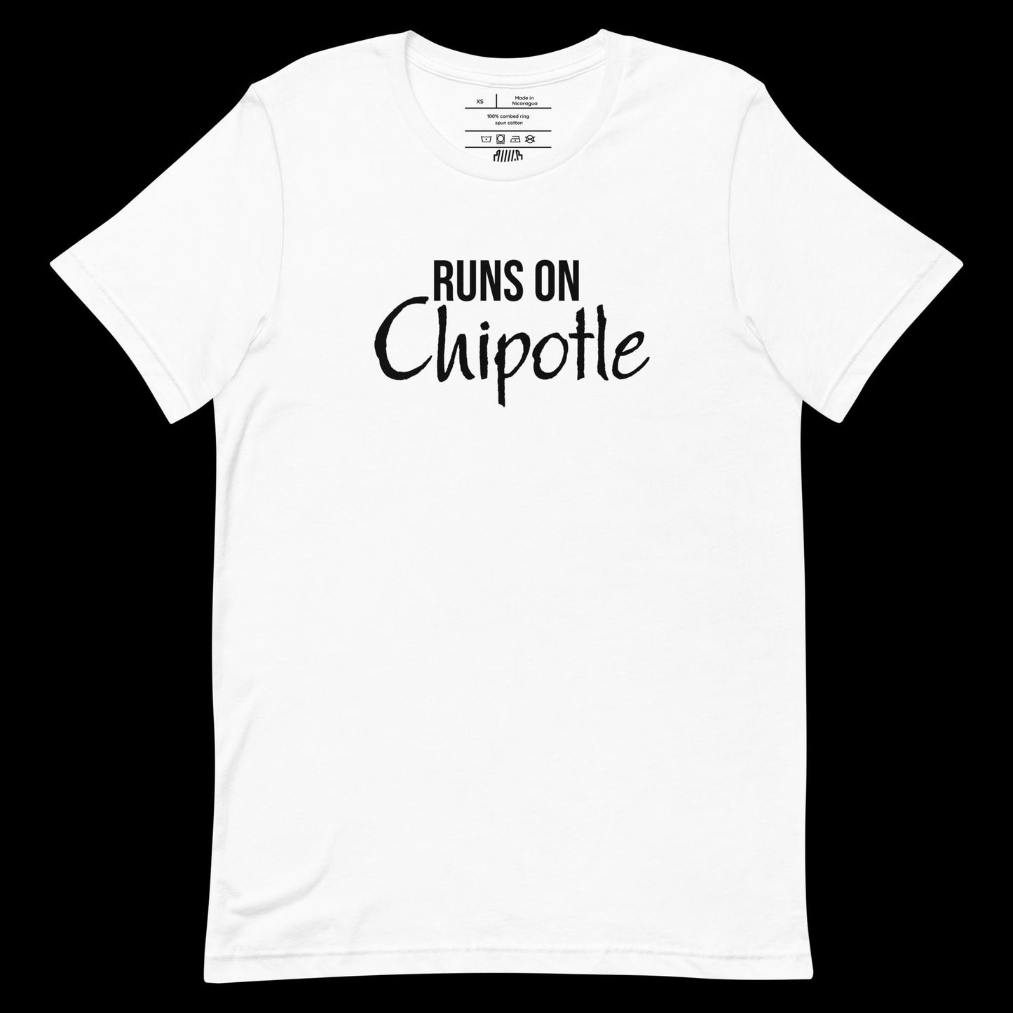 RUNS ON CHIPOTLE - DIRTY TEE
