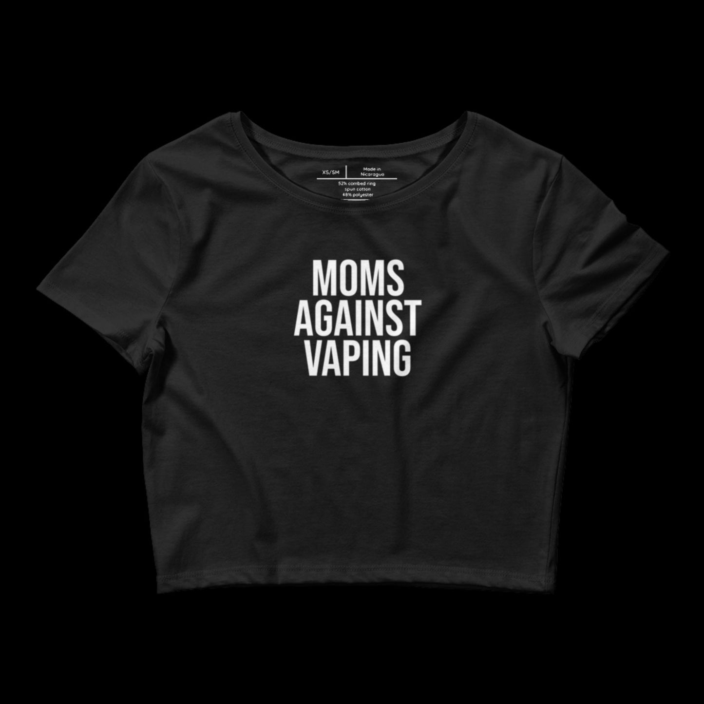 MOMS AGAINST VAPING - CROP TOP